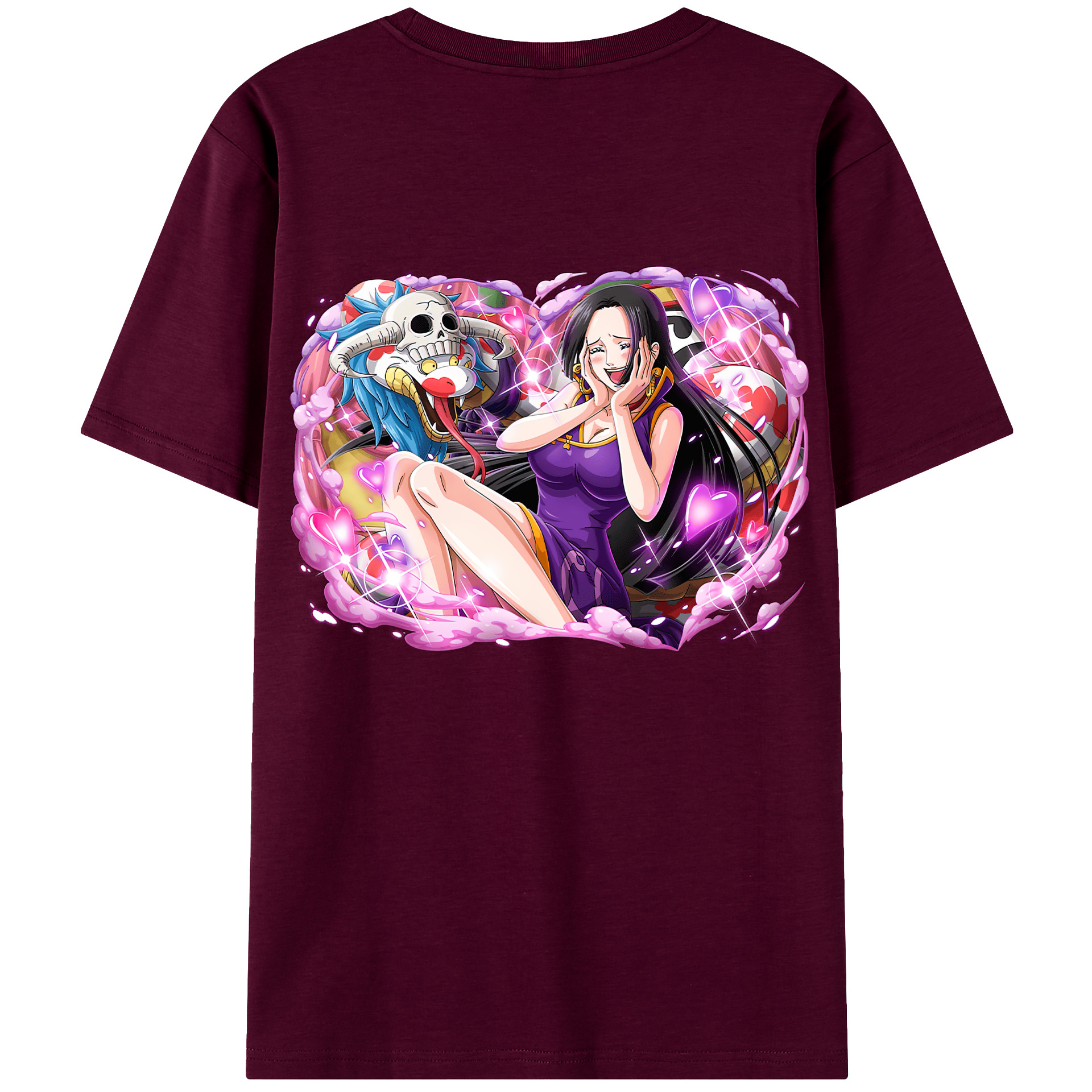ワンピース ボア・ハンコック ONE PIECE Boa·Hancock レディース半袖Tシャツ(バックプリント)